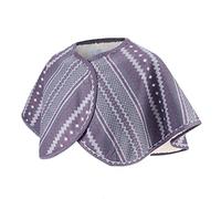 Giacche da letto da donna scialli caldi e impacchi per donne 35 × 28 × 6 doppio lato peluche caldo mantello spalla anziana scialle protettivo per spalle per l'inverno