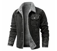 Giacche da Uomo Giacche da Uomo Giacche da Uomo | Uomo Colletto Rivoltato, Pile Invernale, Giacca Antivento Calda, Cotone Retrò