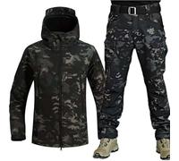 Giacche Impermeabili da Uomo Cappotto con Cappuccio Casual Giacche da Corsa Foderate in Pile Softshell Tactical Military Work Pesca Caccia Arrampicata Felpa con Cappuccio E Zip Tuta da Gin, F, M