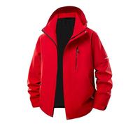 Giacche impermeabili da uomo, vestibilità rilassata, giacca antipioggia con cappuccio, maniche lunghe, cerniera, giacche sportive antivento, impermeabile, giacca a vento, giacca casual da uomo da