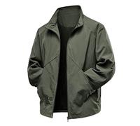 Giacche Invernali Uomo Militari Giacche Eleganti Autunnale Monopetto Pettorina Stile 60 Maschile Resistenza Abbinamenti Cappottino Sintetica Toppe Testa Stampa Feltro Sciallata Petrolio Pastrano
