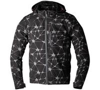 Giacca moto RST Havoc CE da uomo in tessuto nero/grigio