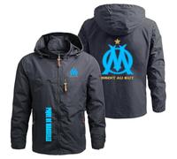 Giacche Softshell da Uomo Felpe con Cappuccio per P.d. Marseille Cappotto da Esterno Giacca A Vento da Corsa Cappotto Impermeabile Giacca Leggera con Cappuccio Top Gray-3 Samll