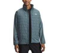 Giacca da tennis da uomo Under Armour Launch Insulated - jasper blue/reflective - Blu (XL)