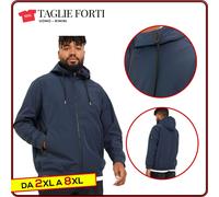 giacchetto uomo TAGLIE FORTI bomber giubbotto felpato da 2 xl a 8 xl Jack Jones