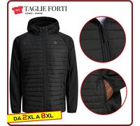 giacchetto uomo TAGLIE FORTI cento grammi giubbotto da 2 xl a 8 xl Jack Jones