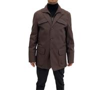 Giaccone giacca uomo NAVIGARE, marrone tg 56 regular su tessuto tecnico, -70%.
