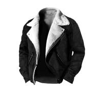 Giaccone Marinaio Uomo - Giubbotto Cappotto Di Pelle Con Cappuccio - Giacca Tweed Per Caccia Invernale A Quadri - Smanicato Elegante Lungo