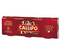 Giacinto Callipo Callipo Tonno all'Olio di Oliva, Scatola - 4 confezioni da 3 pezzi da 80 g [12 pezzi, 960 g]