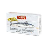 Giacinto Callipo Filetti Sgombro all' Olio Oliva, Scatola, 125 gr