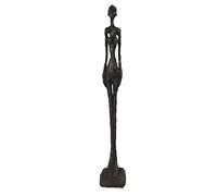 Giacometti Scultura in Bronzo Scultura, Giacometti Immigrazione Statua Decorazione Decorazione per la casa Ornamento Figura in Bronzo, Accessori per Decorazioni astratte,Nero