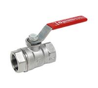 Valvola Giacomini sfera F-F 2 pollici maniglia a leva rossa R250X008