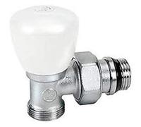 Giacomini R25TG Valvole Radiatore Rettilineo Manuali Cromate Base Adattatore, 1/2 Pollici x 16 mm Dimensioni