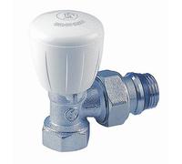 Valvola micrometrica a squadra Giacomini per radiatori M/F 3/8 R421X132