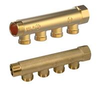 Giacomini - R580C COLLETTORE LINEARE x RISCALDAMENTO COMPONIBILE D. 3/4"X1/2" M-F (ADATT D. 16) GIACOMINI - COLLETTORE - Collettore 2 Vie