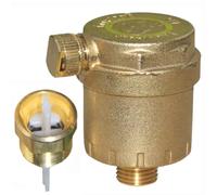 Giacomini R88IY002 - Valvola automatica di sfiato dell’aria e valvola di servizio, 12 x 17 mm / 47 x 81 mm