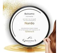 Giacomo B - Balsamo Capelli Nutriente Travel Size 100 ml - Conditioner Capelli con Estratto di Nardo e Keratina, Senza Petrolati, Siliconi e Parabeni