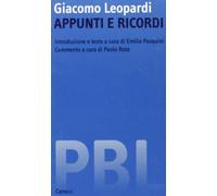 Giacomo Leopardi. Appunti e ricordi