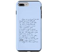 Giacomo Leopardi Poeta Italiano Poesia L'Infinito Custodia per iPhone 7 Plus/8 Plus