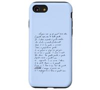 Giacomo Leopardi Poeta Italiano Poesia L'Infinito Custodia per iPhone SE (2020) / 7/8