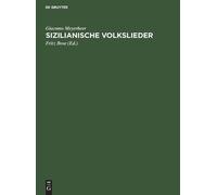 Giacomo Meyerbeer Sizilianische Volkslieder (Copertina rigida)