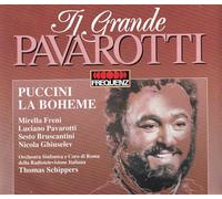 Giacomo Puccini , Luciano Pavarotti , Mirella Freni , Sesto Bruscantini , Nicola Ghiuselev , Orchestra Sinfonica Di Roma Della RAI , Thomas Schippers - Puccini - La Boheme (Il Grande Pavarotti)