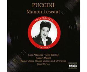 Giacomo Puccini Manon Lescaut (Perlea, Rome Opera House Chorus, Bjorling) (CD)