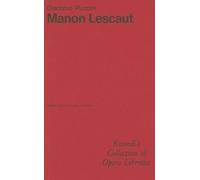 Giacomo Puccini Manon Lescaut (Sheet Music)