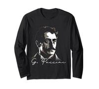 Giacomo Puccini Ritratto Musicista Compositore Maglia a Manica