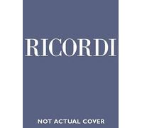 Giacomo Puccini Tosca - Opera Vocal Score (Sheet Music)