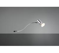 GIADA H2O APPLIQUE SPOT ORIENTABILE CROMO DA AVVITARE SU SPECCHIO IP44 H. 11,5CM 1 LUCE ATTACCO GU10
