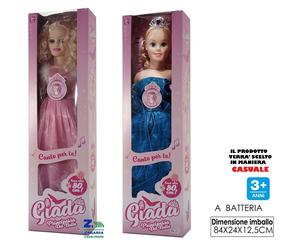 GIADA LA PRINCIPESSA DEL BALLO CANTA PER TE A BATTERIA CM 24X12,5X84 H +3 ANNI
