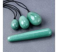 Giada naturale Uovo di giada Uova di giada Donne Kegel Ginnico Massaggiatore di giada Muscoli che stringono la sfera di cristallo Uova di Kegel, vestito a quattro pezzi Collezioni di casa (Color : Fo