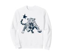 Giaguaro Gatto Grande Stella Leopardo Selvaggio Felpa