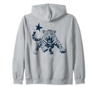 Giaguaro Gatto Grande Stella Leopardo Selvaggio Felpa con Cappuccio