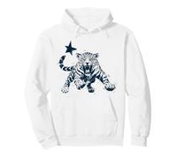Giaguaro Gatto Grande Stella Leopardo Selvaggio Felpa con Cappuccio
