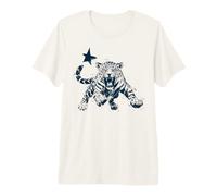 Giaguaro Gatto Grande Stella Leopardo Selvaggio Maglietta Premium