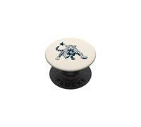 Giaguaro Gatto Grande Stella Leopardo Selvaggio PopSockets PopGrip Adesivo