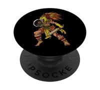 Giaguaro Guerriero Azteco Antica Civiltà Mitologia Maya PopSockets PopGrip Adesivo