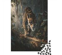 Giaguaro nella forestaPuzzle 1000 Pezzi Per Adulti, Giochi EduGattoivi38x26cm/1000pcs