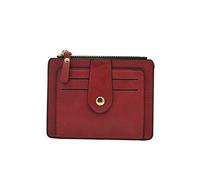 GIAL Portafoglio Porta Carte di Credito e Tessere con Stile - Design Compatto con Zip e Scatola Regalo Inclusa - Acquista Ora il Tuo Portafoglio Elegante!