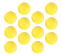 Gialle Palline da Golf 12 Pezzi in Schiuma per Allenamento Indoor | Bilanciamento del Lancio, Adatte a Chip, Swing e Putt, per Giochi Sportivi, e Ragazzi