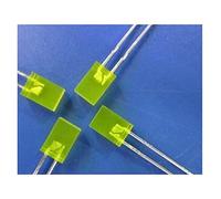 Giallo 02-50 100 PZ/LOTTO 2X5X7 LED Quadrato Giallo Diodo Emettitore di Luce AMNzOgOdL