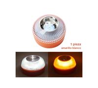 (Giallo-1 Pezzo) Luce di emergenza per auto V16 LED Torcia elettrica Luce stroboscopica Lampada per