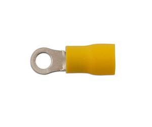 Giallo Anello Terminale 5.3mm - Confezione 100 - Connect 30218 Nuovo