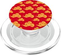 Giallo Anime Nuvole Modello Giapponese Kawaii Carino Manga Rosso PopSockets PopGrip per MagSafe