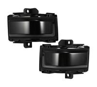 Giallo Bianco Specchietto Lampada di Segnalazione per Ford F-150 Nero 1 Coppia