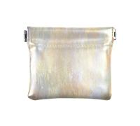 Giallo Blu Gradiente Acqua Ondulazione PU Borsa Cambiamento in Pelle Comoda Mini Caso Cosmetico per Uomo Donna Viaggio, Ondulazione dell'acqua sfumata giallo blu, 1 size