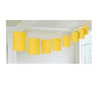 Giallo carta Lanterna ghirlanda decorazioni (pacchetto di 8 Lanterne)