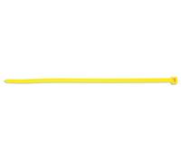 Giallo Cavo Cravatta 200mm x 4.8mm - Confezione 100 - Connect 30338 Nuovo